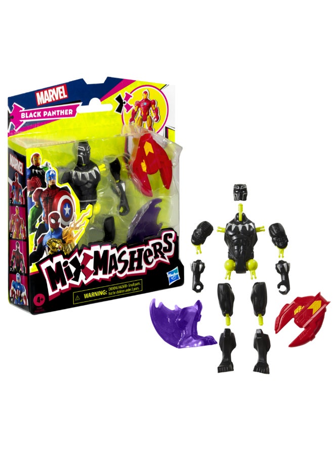 AVENGERS Avn Mixmashers Black Panther Basic Figur - Image 5